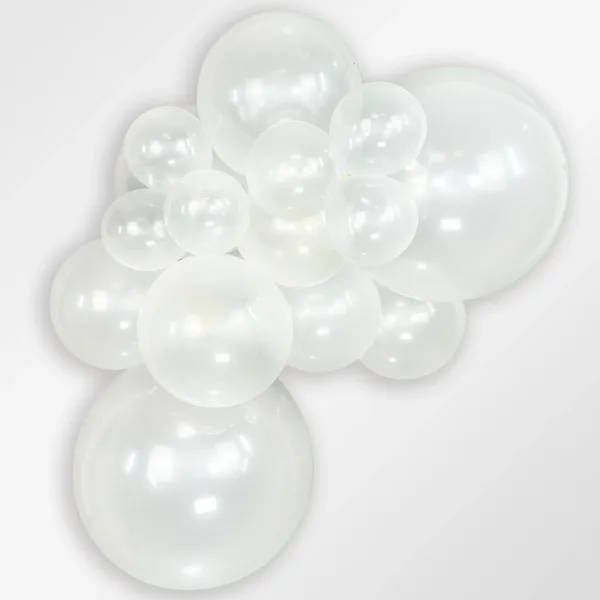 Sempertex ballon i farven Deluxe Crystal Clear