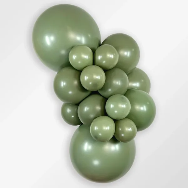 Sempertex ballon i farven Deluxe Eucalyptus