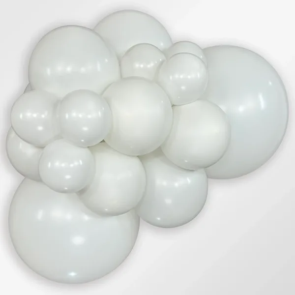 Sempertex ballon i farven Fashion White