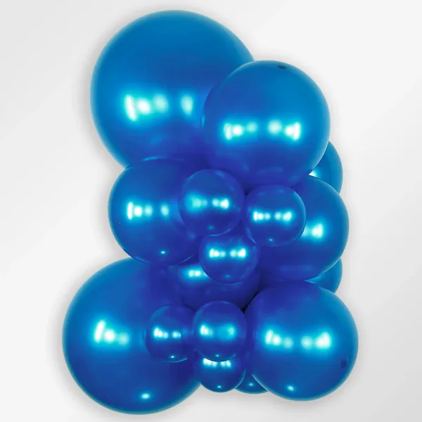 Sempertex ballon i farven Metallic Blue