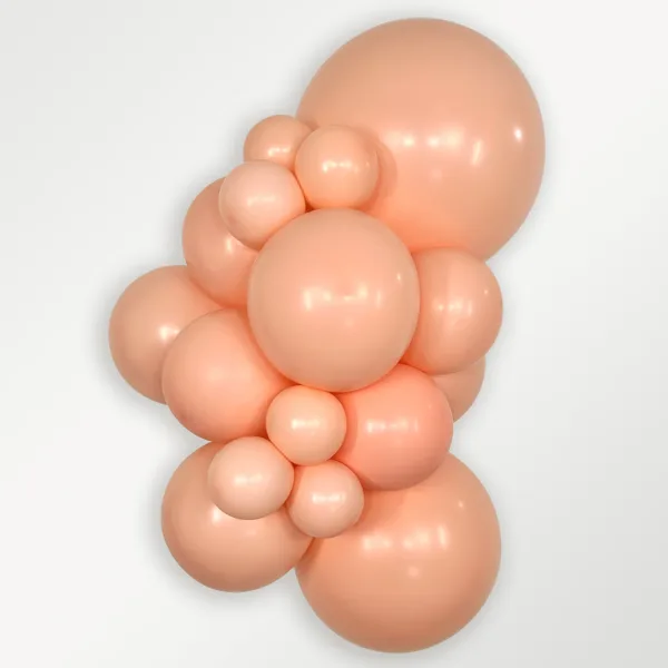 Sempertex ballon i farven Pastel Matte Melon