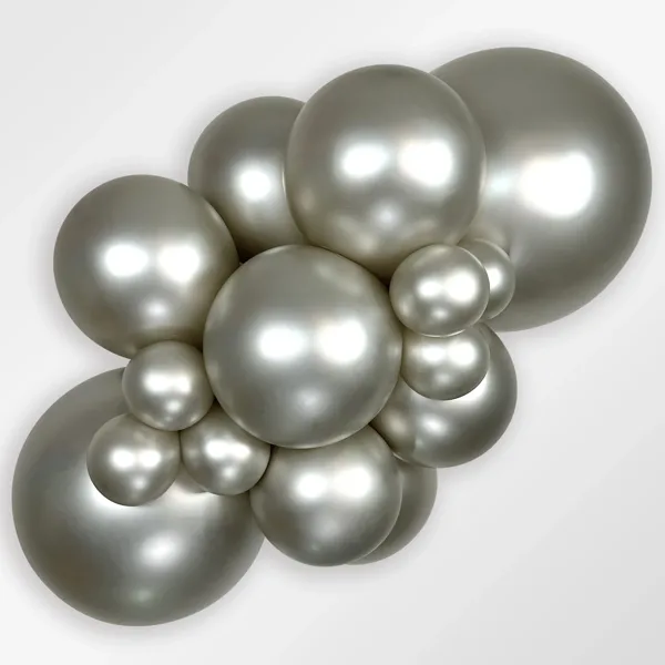 Sempertex ballon i farven Reflex Silver