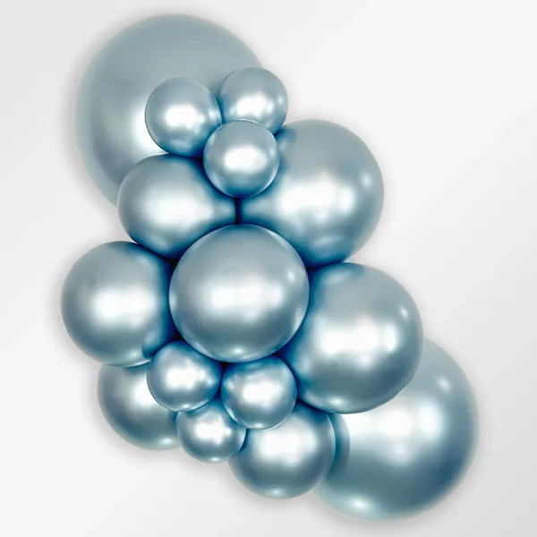 Sempertex ballon i farven Silk Arctic Blue