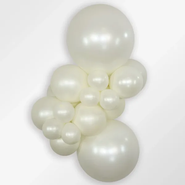 Sempertex ballon i farven Silk Oyster White