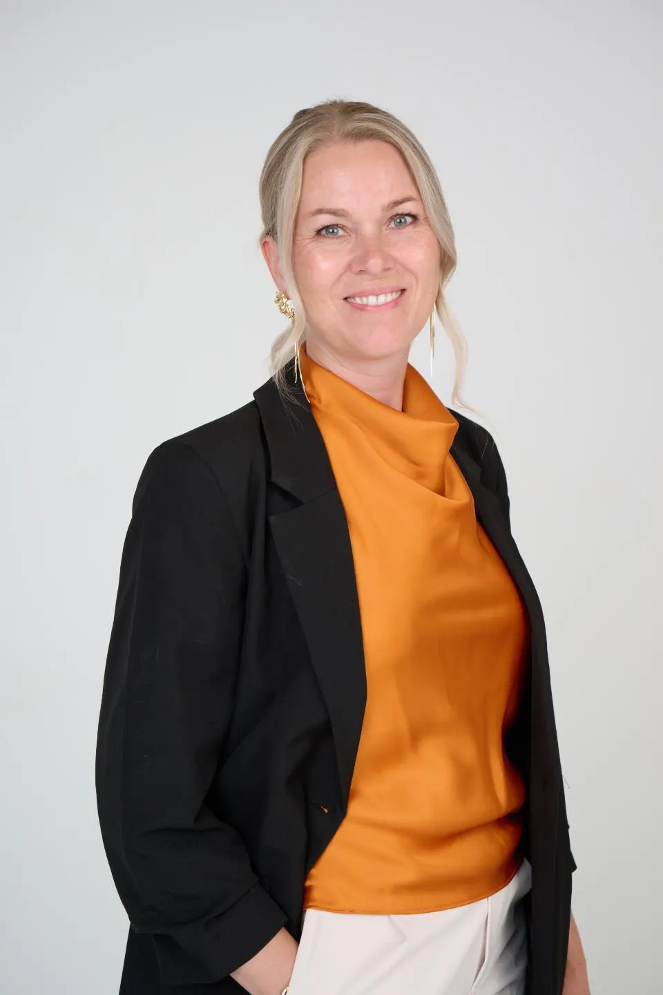 Portræt af Linda Korsgaard, eventstylist og indehaver af Eventstyling CPH